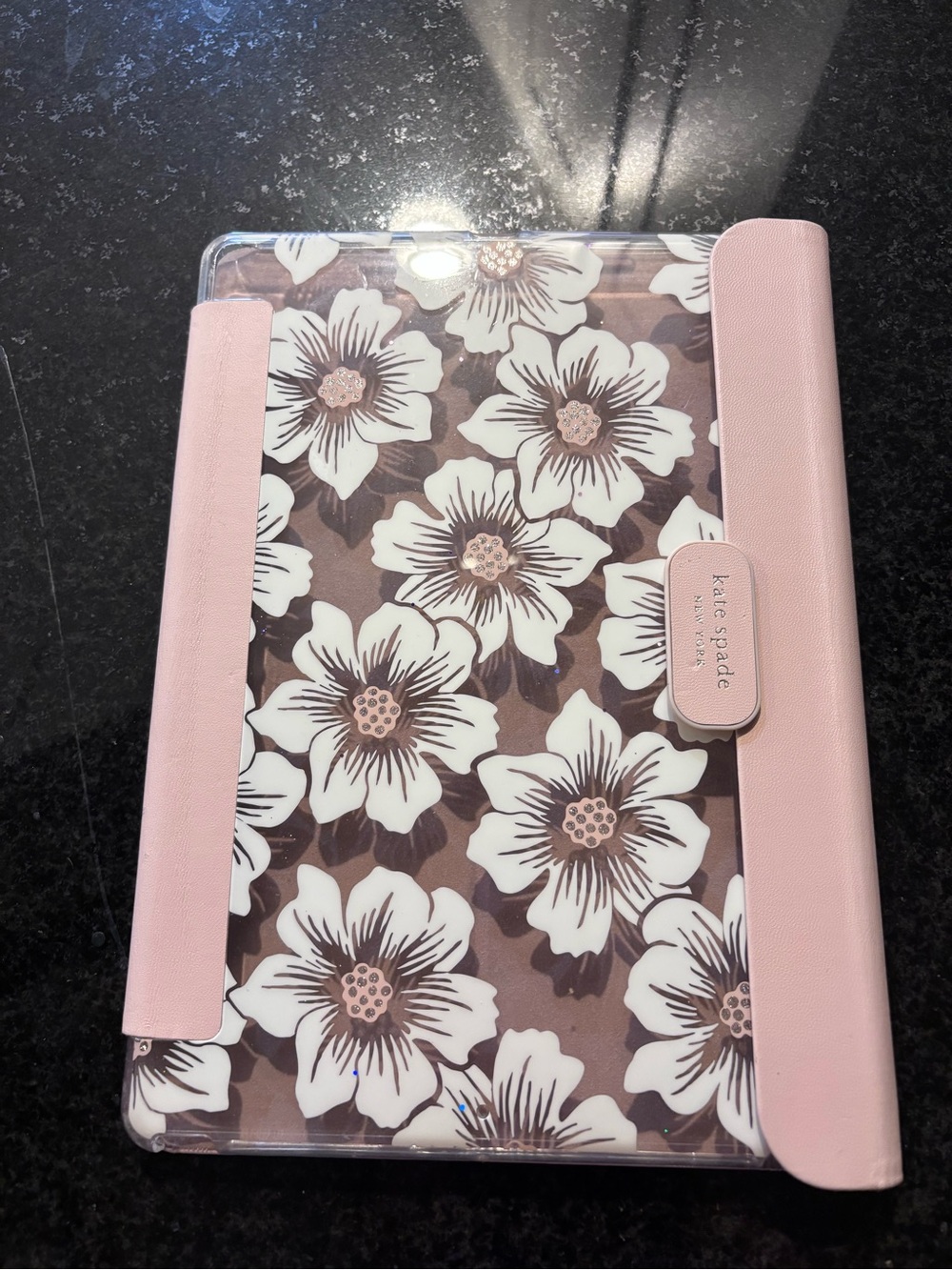 kate spade Pink and White Floral Tablet Folio‎ - Size 10x7